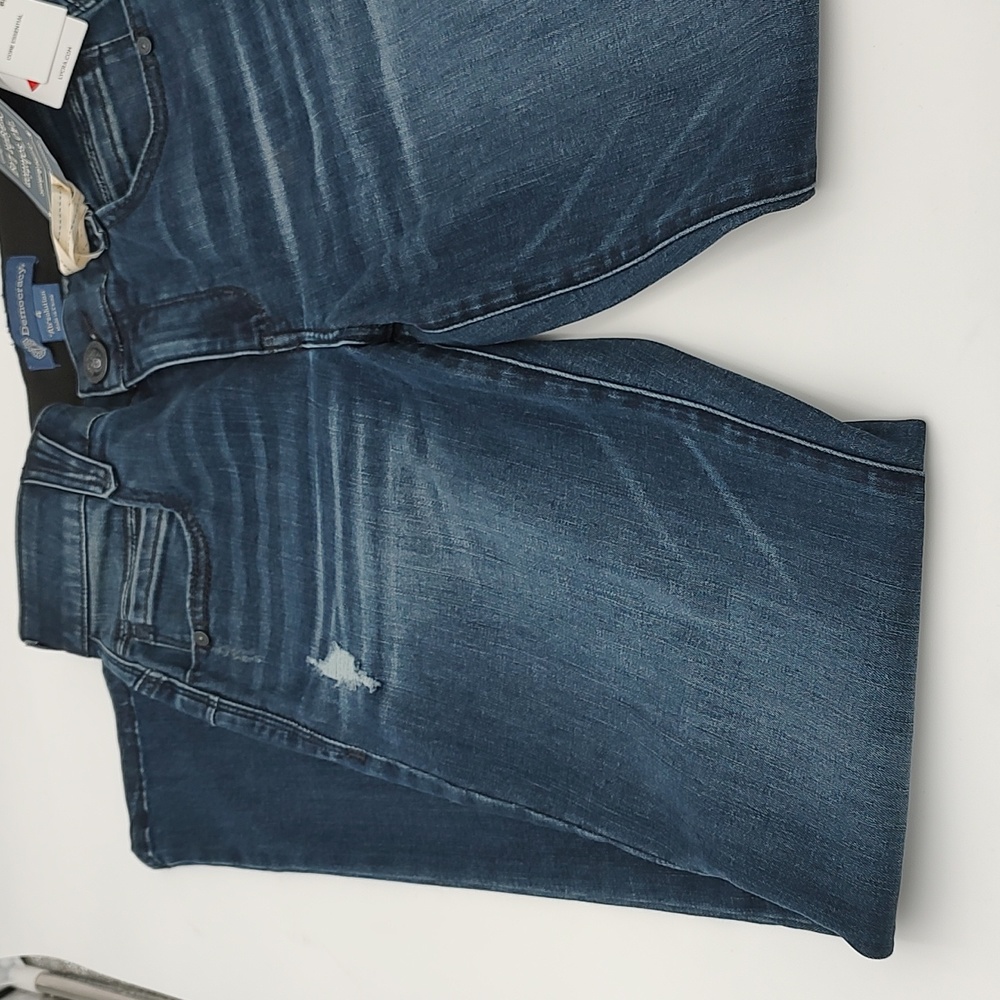 Democracy Ab Solution Jeans Distressed Size 4 Blue NWT - Picture 10 of 15